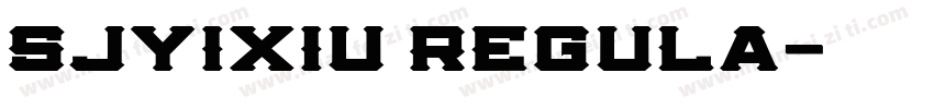 SJyixiu Regula字体转换